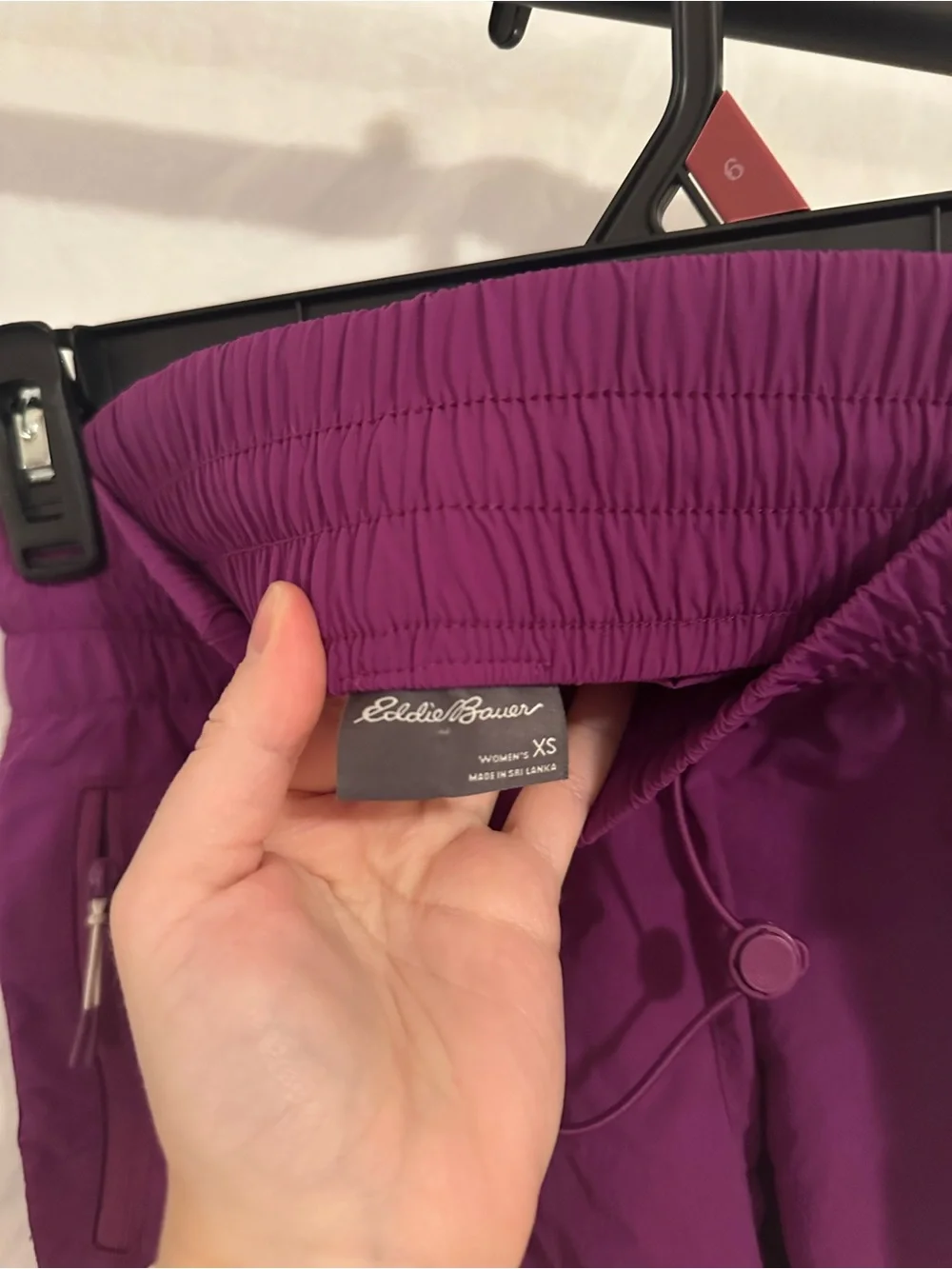 Eddie Bauer Magenta Drawstring Active Shorts